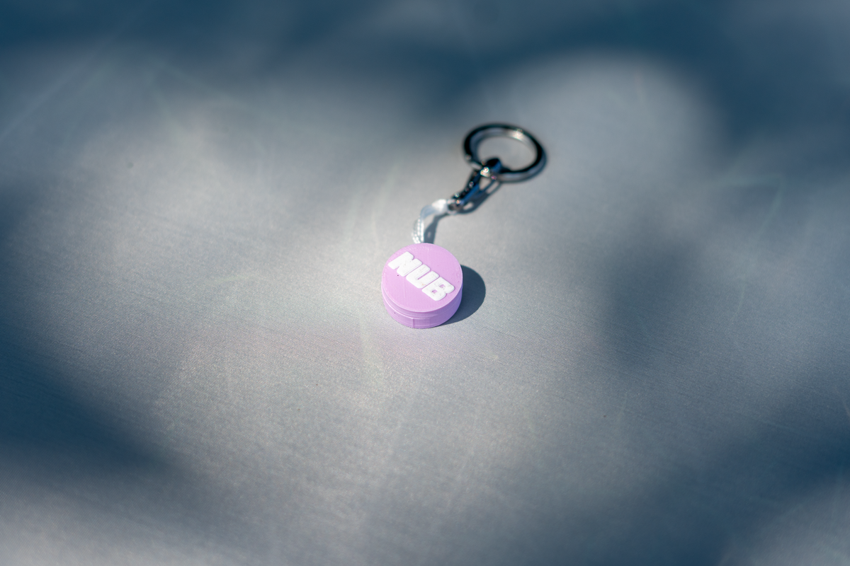 NUB - lilac / white