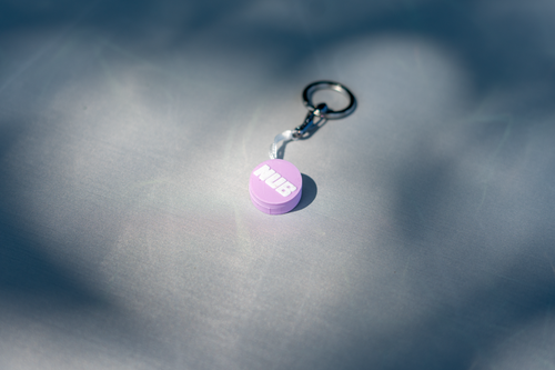 NUB - lilac / white